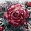 Deep Watercolor Rose - Watercolors
