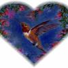 Allen's Hummingbird - Acrylics on wood