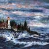 Eagle Harbor Lighthouse - Oils on Canvas