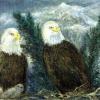 Bald Eagles - Oils on Canvas