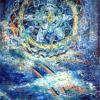 Astral Star Mandala - Oils on Canvas