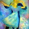 Ballet Dancers - Oils on Canvas